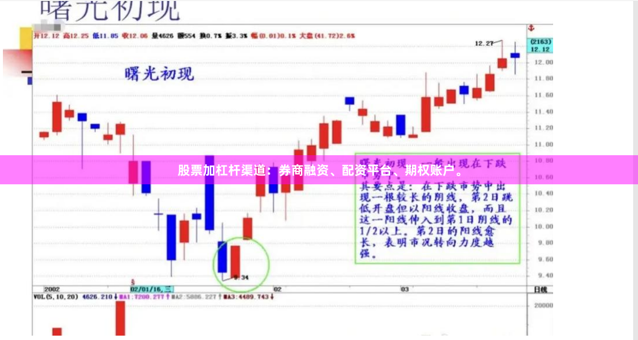 股票加杠杆渠道：券商融资、配资平台、期权账户。